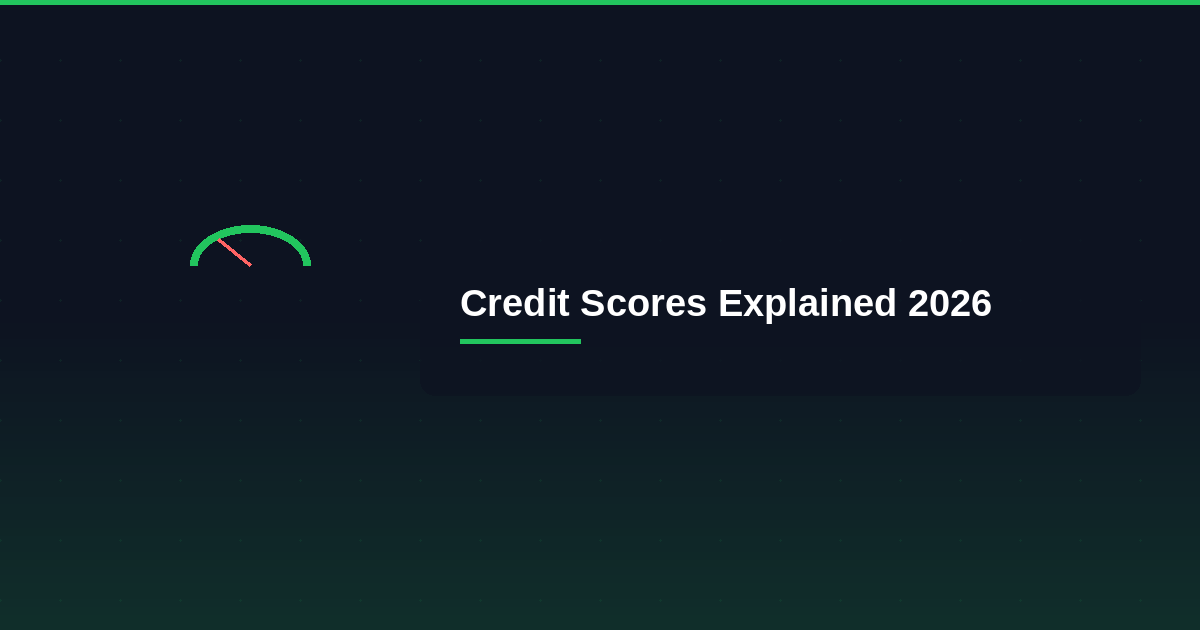 Credit Scores Explained: The Complete 2026 Guide
